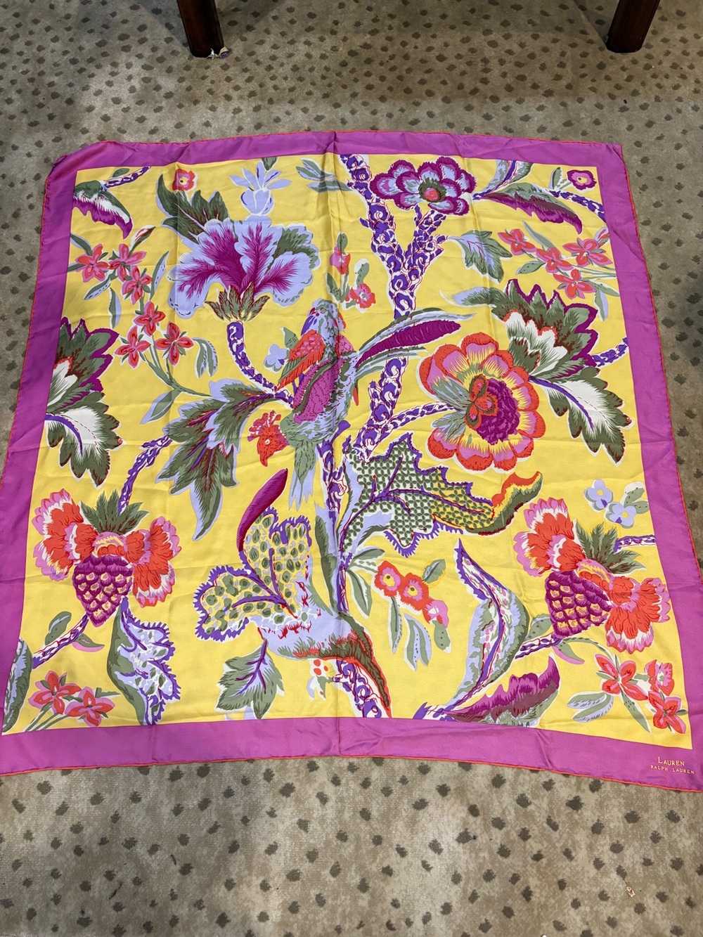 Ralph Lauren silk scarf. Absolutely gorgeous